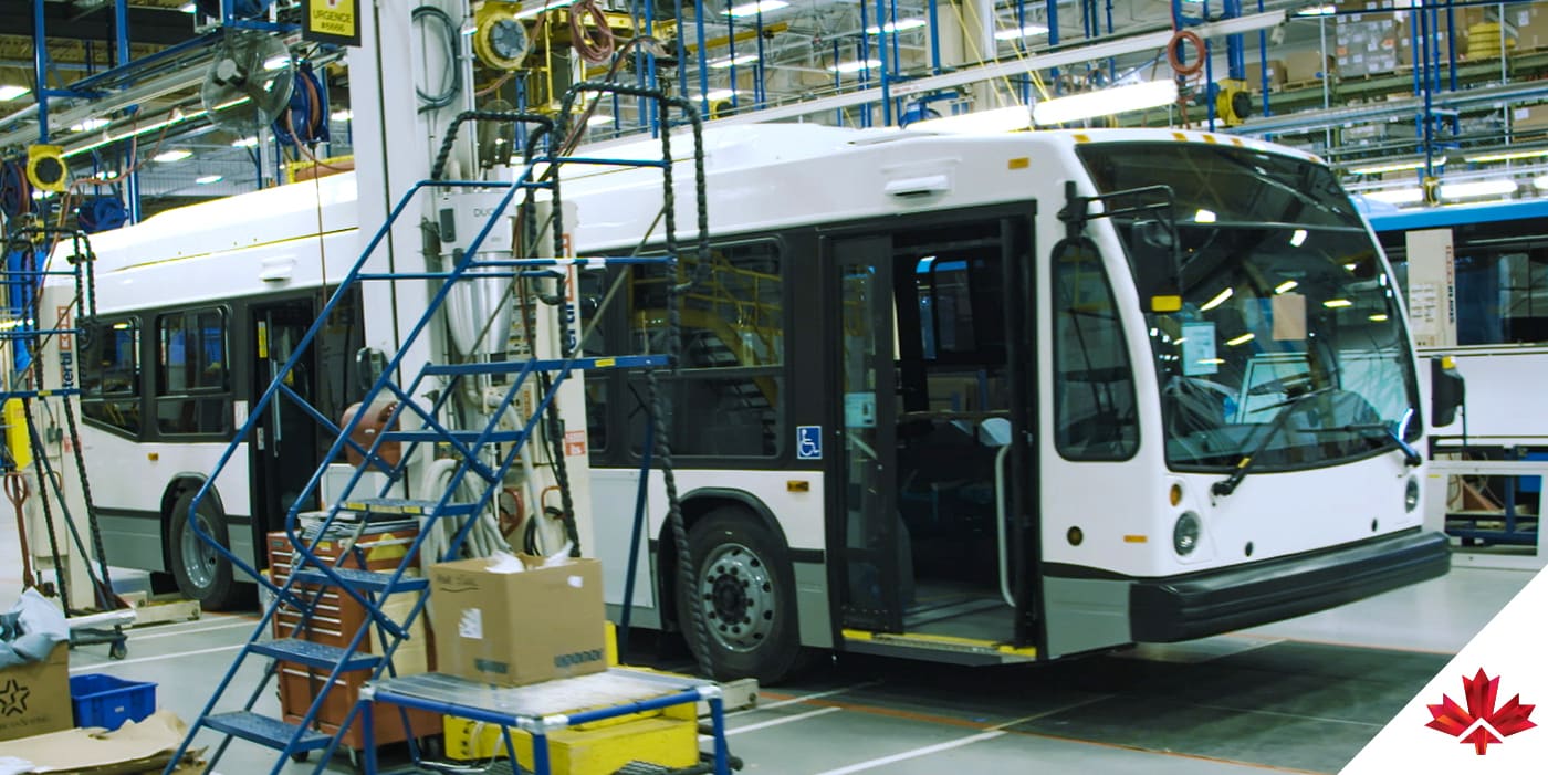 Dans la petite communauté de Saint-Eustache, au Québec, Nova Bus crée des opportunités et verdit l’avenir grâce à la fabrication de véhicules électriques et hybrides. 